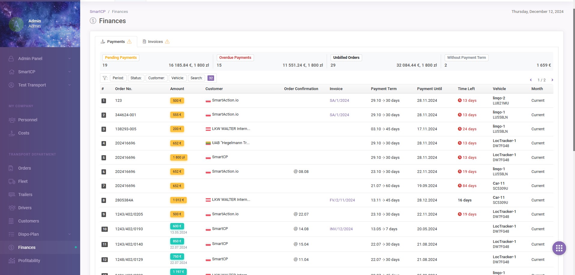 Payments Management